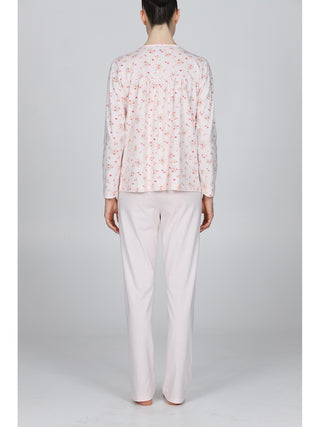 Pigiama In Puro Cotone Con Arriccio