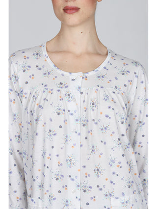 Pigiama In Puro Cotone Con Arriccio