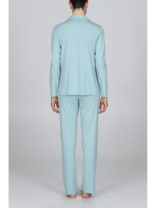 Pigiama Con Colletto In Morbida Viscosa