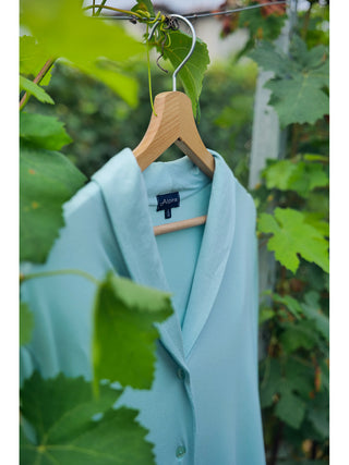 Pigiama Con Colletto In Morbida Viscosa