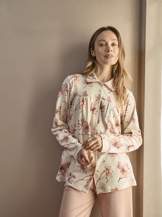 Caldo pigiama lungo cardigan