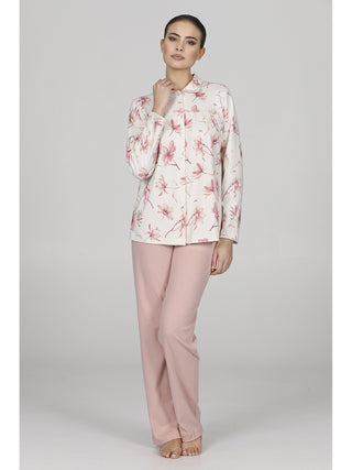 Caldo pigiama lungo cardigan