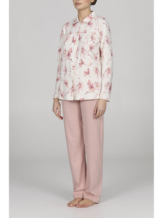 Caldo pigiama lungo cardigan