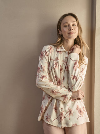 Caldo pigiama lungo cardigan