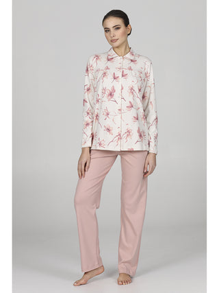 Caldo pigiama lungo cardigan