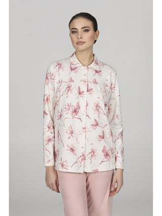 Caldo pigiama lungo cardigan