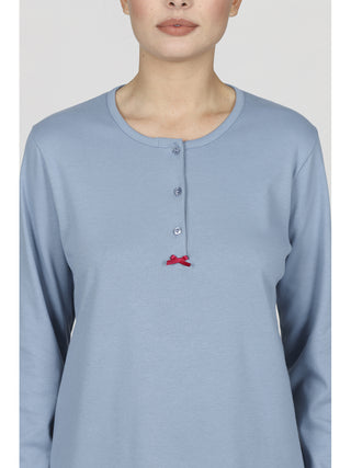 Pigiama lungo fantasia gattini