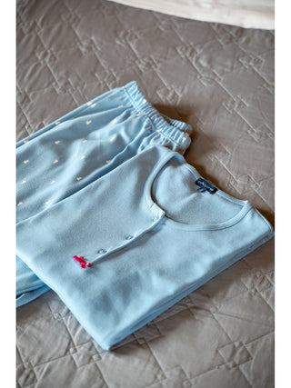 Pigiama lungo fantasia gattini