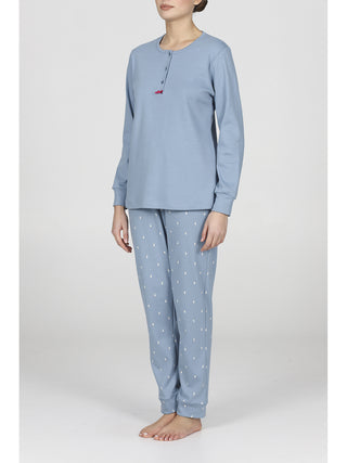 Pigiama lungo fantasia gattini