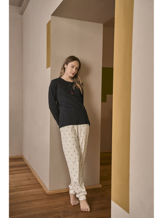 Pigiama lungo fantasia gattini