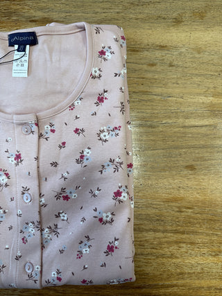 Pigiama in caldo cotone a fiori