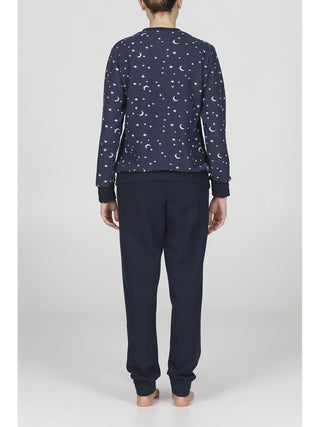 Serafino tuta in caldo jacquard di cotone