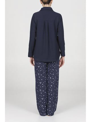 Cardigan in caldo jacquard di cotone