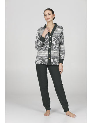 Abito casa in caldo jacquard di cotone