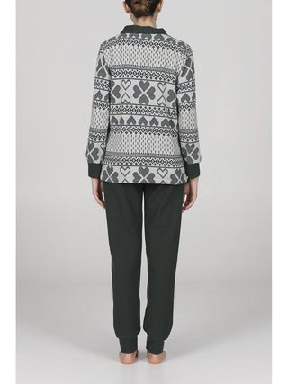 Abito casa in caldo jacquard di cotone