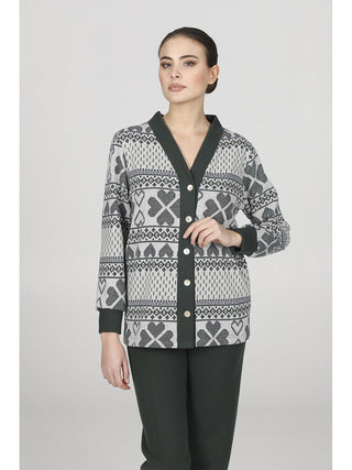 Abito casa in caldo jacquard di cotone