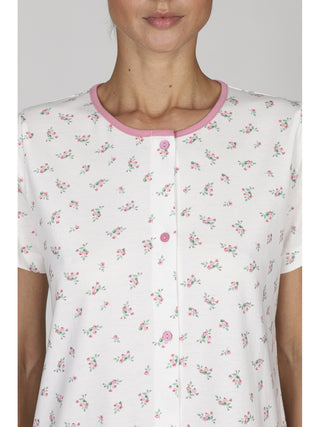 Pigiama cardigan donna in puro cotone