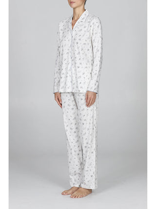 Pigiama donna cardigan con colletto