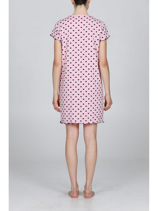 Camicia Da Notte Con Fiocco In Raso