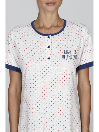 Fresca camicia da notte con bretelline