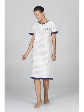 Fresca camicia da notte con bretelline