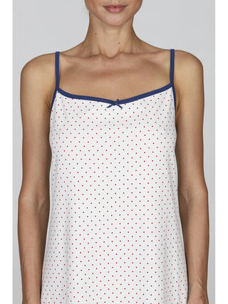 Fresca camicia da notte con bretelline