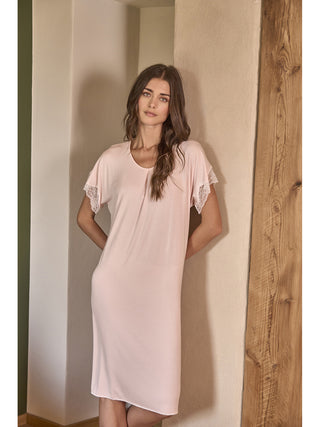 Morbida camicia da notte in viscosa