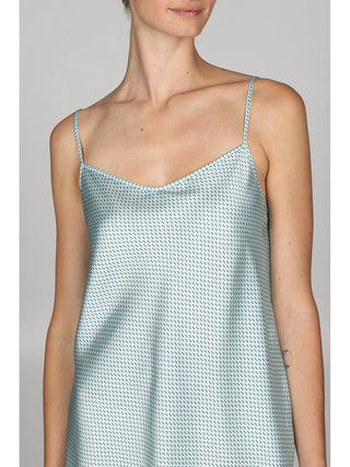 Frizzante camicia da notte in raso Acqua Alpina