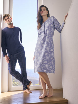 Carina camicia da notte serafino annazzur Alpina