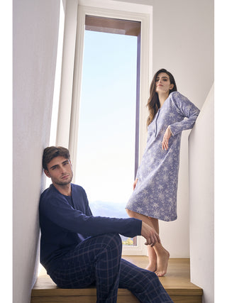 Carina camicia da notte serafino annazzur Alpina