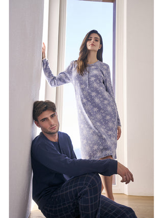 Carina camicia da notte serafino annazzur Alpina