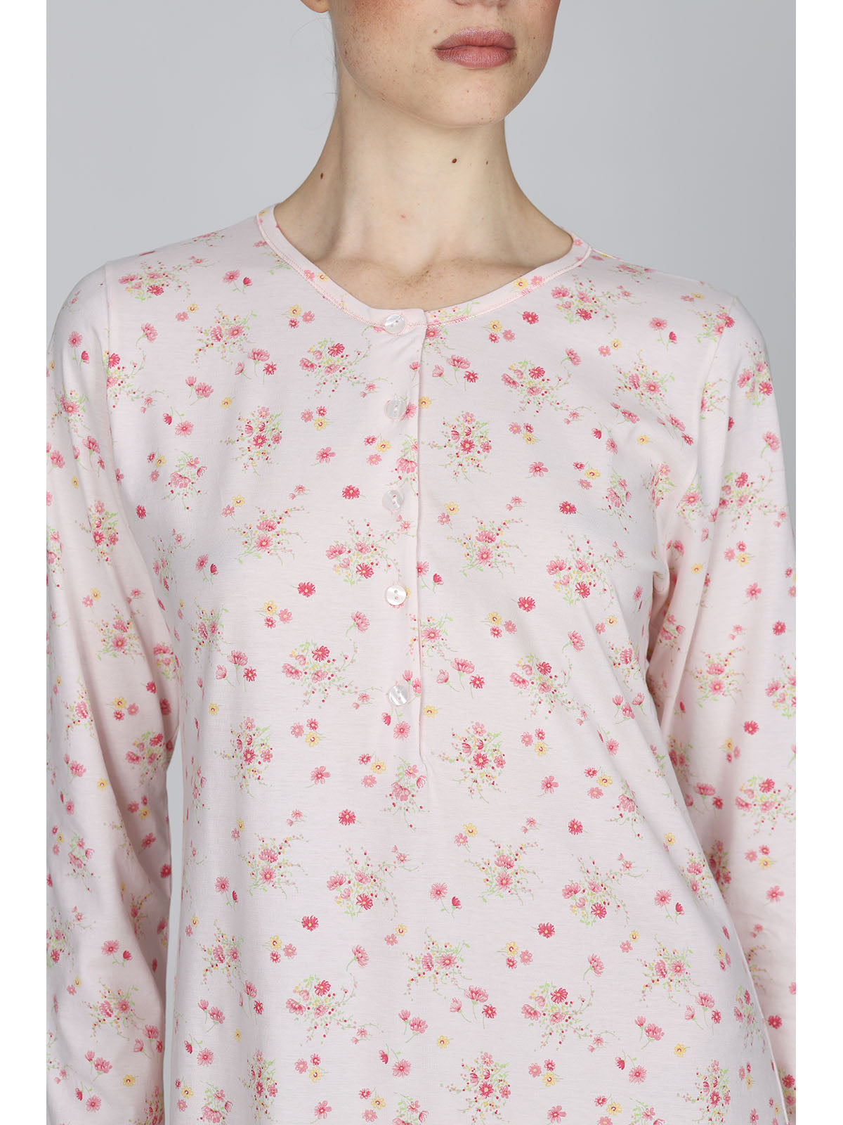 Camicia liscia con maniche lunghe da donna rosa cipria HH039 POLVERE- ROSA Camicia liscia con maniche lunghe da donna rosa cipria HH039 POLVERE- ROSA