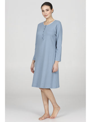 Raffinata camicia da notte in tinta unita