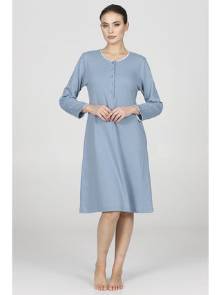 Raffinata camicia da notte in tinta unita