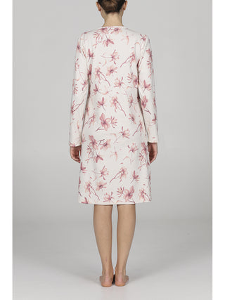 Elegante camicia da notte a fiori