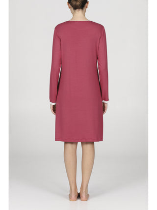 Morbida camicia da notte in tinta unita