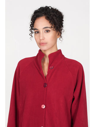 Vestaglia abbottonata in caldo pile annbord Alpina