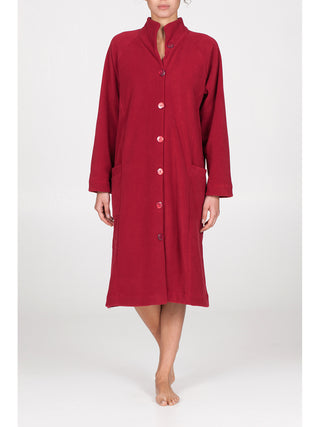 Vestaglia abbottonata in caldo pile annbord Alpina