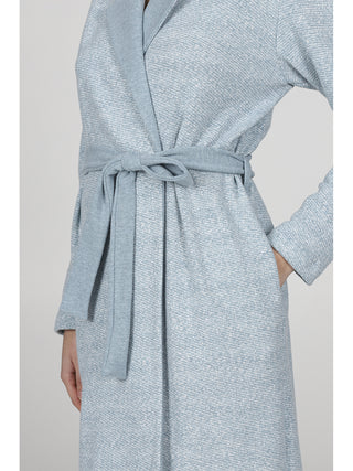 Vestaglia in caldo jacquard di cotone