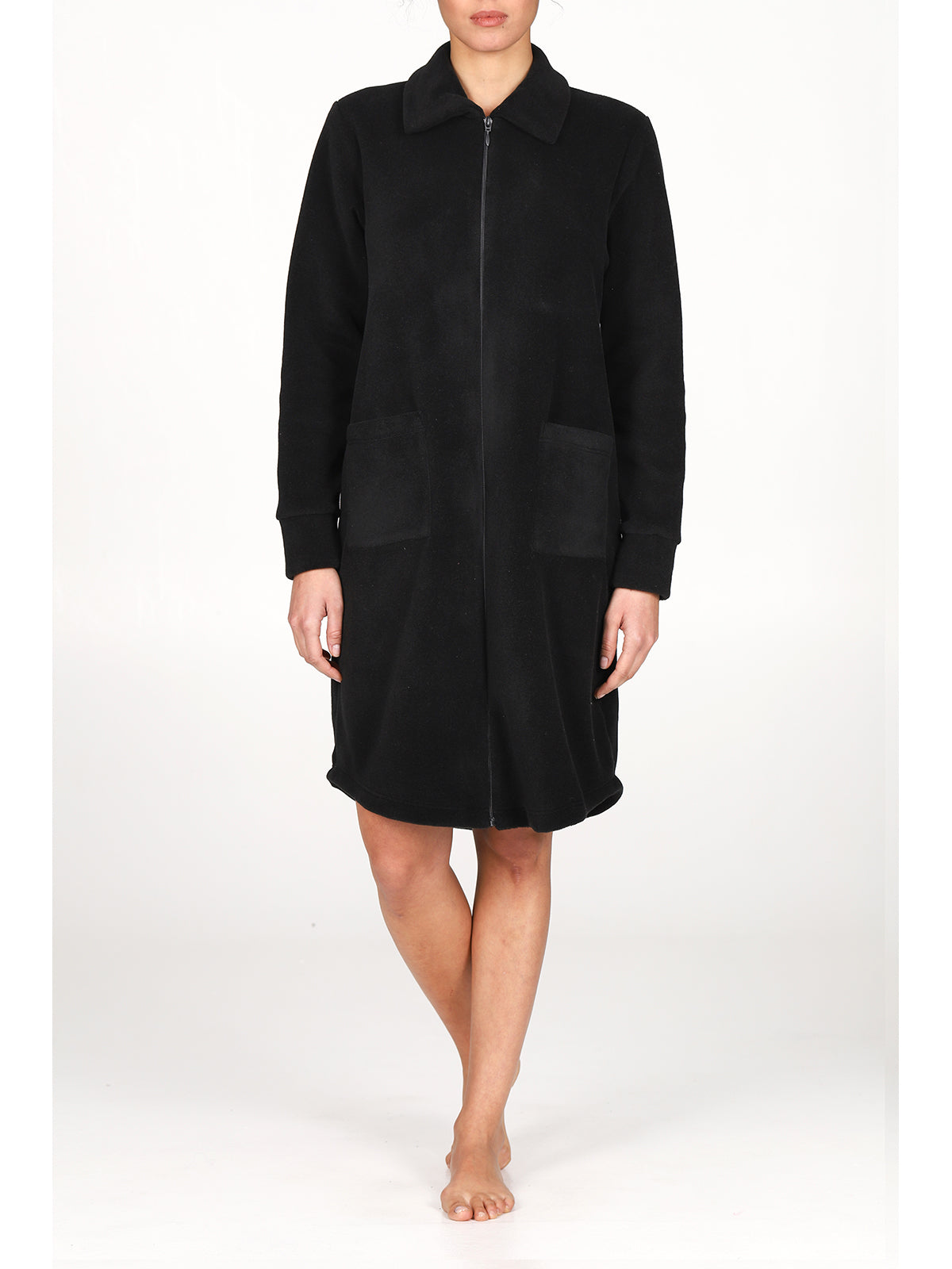 Vestaglia Donna Con Zip Spike In Pile Coral X988 - Foto 3