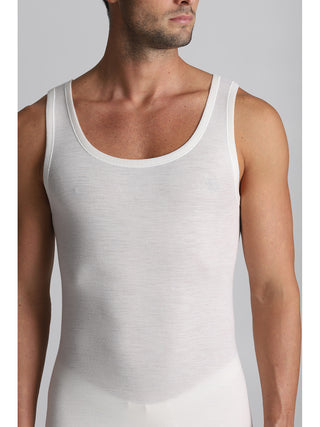 Canotta vogatore in misto lana Alpina