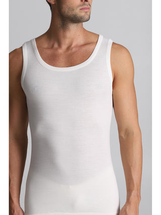 Canotta vogatore in lana e cotone Alpina