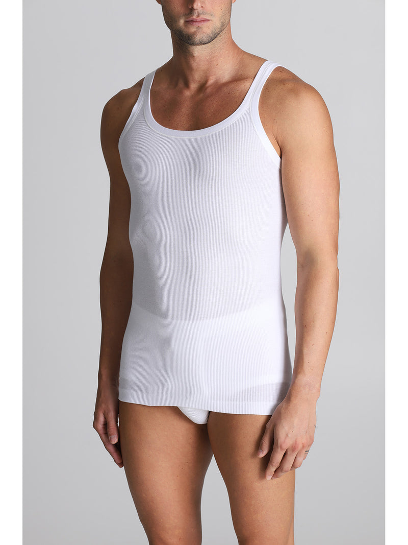 ZILLI T-Shirt e Top | Canotta Bianco Uomo ZILLI T-Shirt e Top | Canotta Bianco Uomo