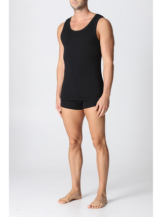 Canotta vogatore in puro cotone felpato Alpina