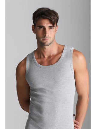 Canotta vogatore in puro cotone felpato Alpina