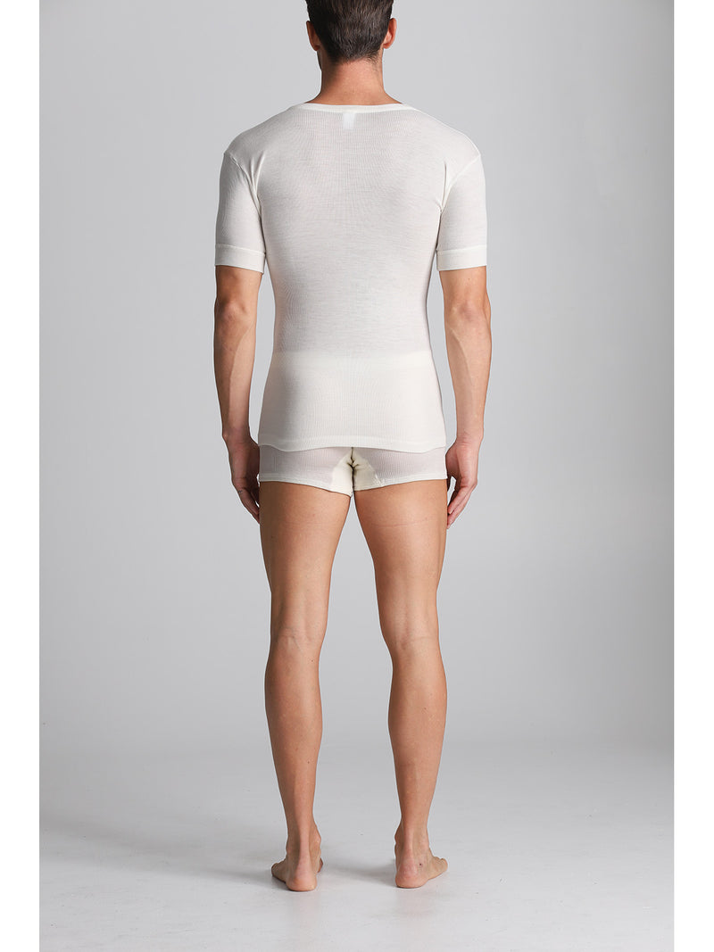 Payper Sunrise T-Shirt Uomo Bianca 5XL - 100% Cotone Jersey, Girocollo, Manica Corta