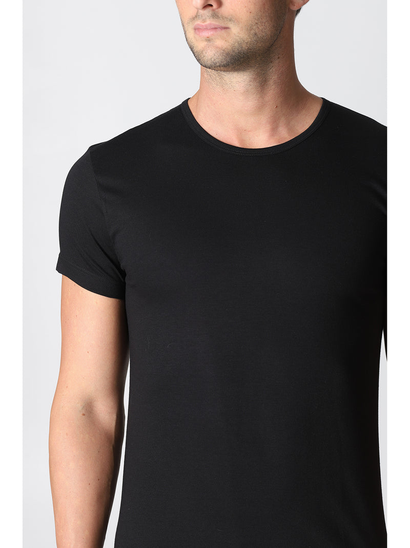 T-shirt Uomo In Cotone Pettinato, Manica Corta, Girocollo, Vestibilità Morbida, Bella+Canvas 3001 - Foto 2