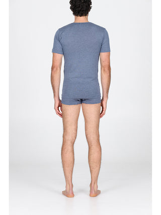 Maglietta in pura lana vergine merino extrafine anndenim Alpina