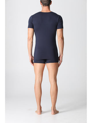 Maglietta collo v in caldo cotone elasticizzato Alpina