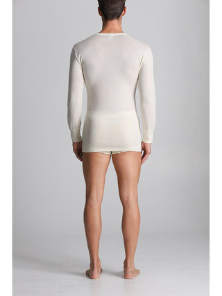 Maglietta in pura lana medio peso Alpina